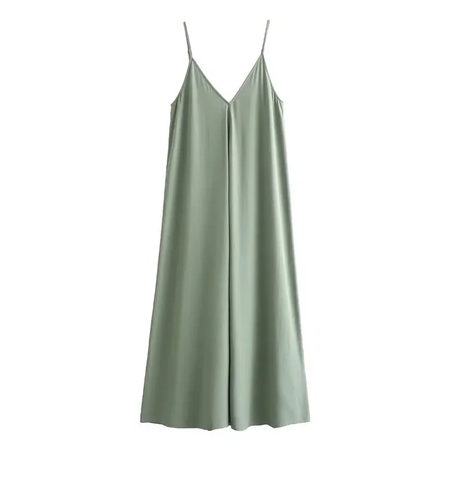 Lena® | Elegantes Midikleid mit V-Ausschnitt, ideal für den Urlaub