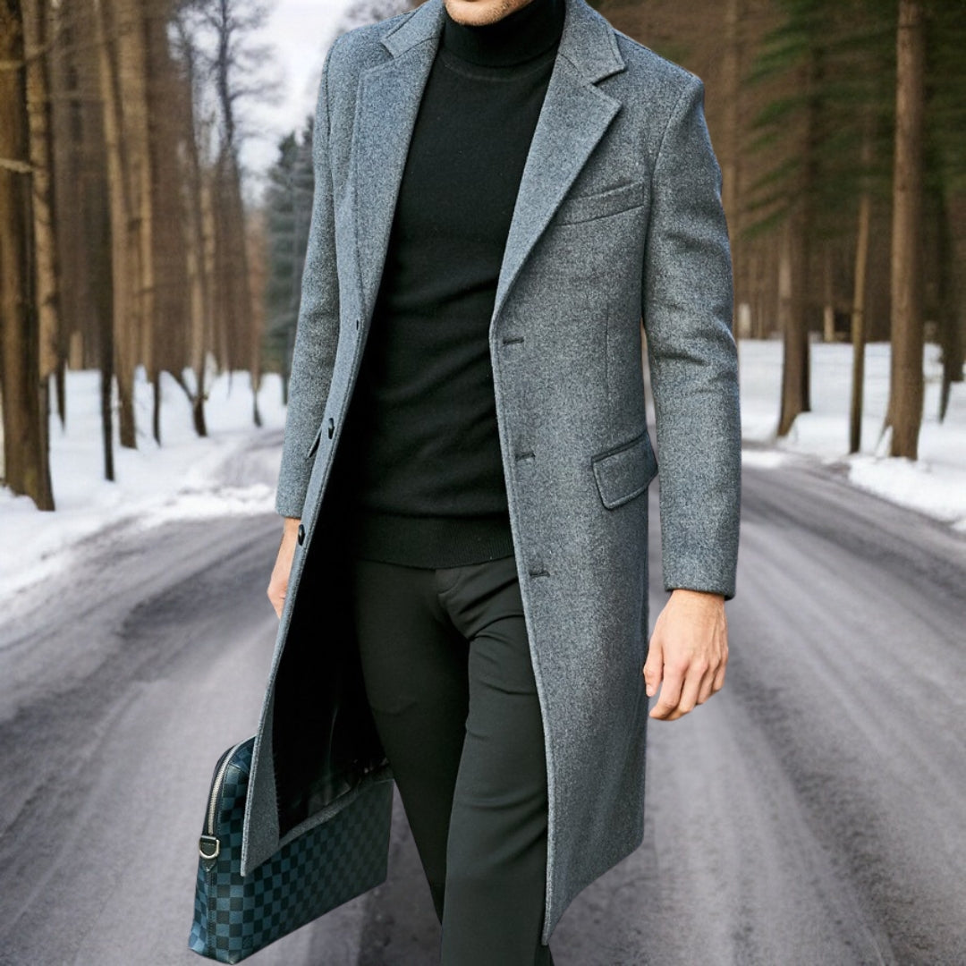 Schicker, taillierter Herren-Wintermantel