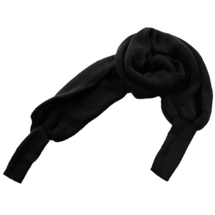 Damen weich gestrickter Schal mit modischem Knoten-Design ModeGeist