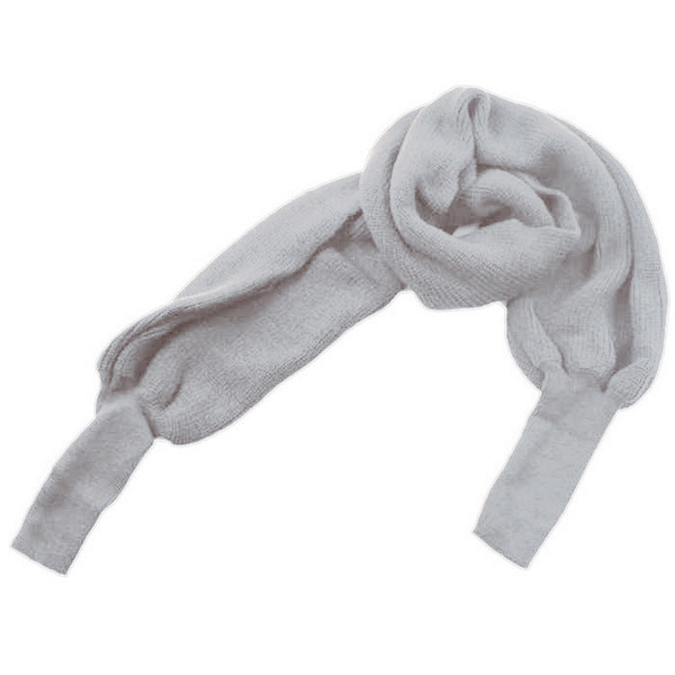 Damen weich gestrickter Schal mit modischem Knoten-Design ModeGeist