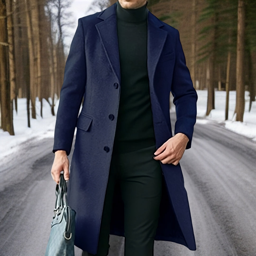 Schicker, taillierter Herren-Wintermantel