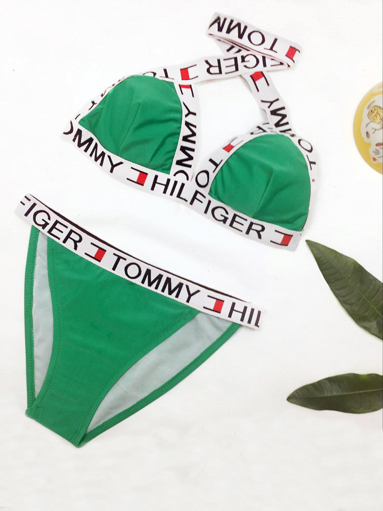Bikini-Set mit breiten, verstellbaren Trägern und elastischem Bund für Damen von MODEGEIST