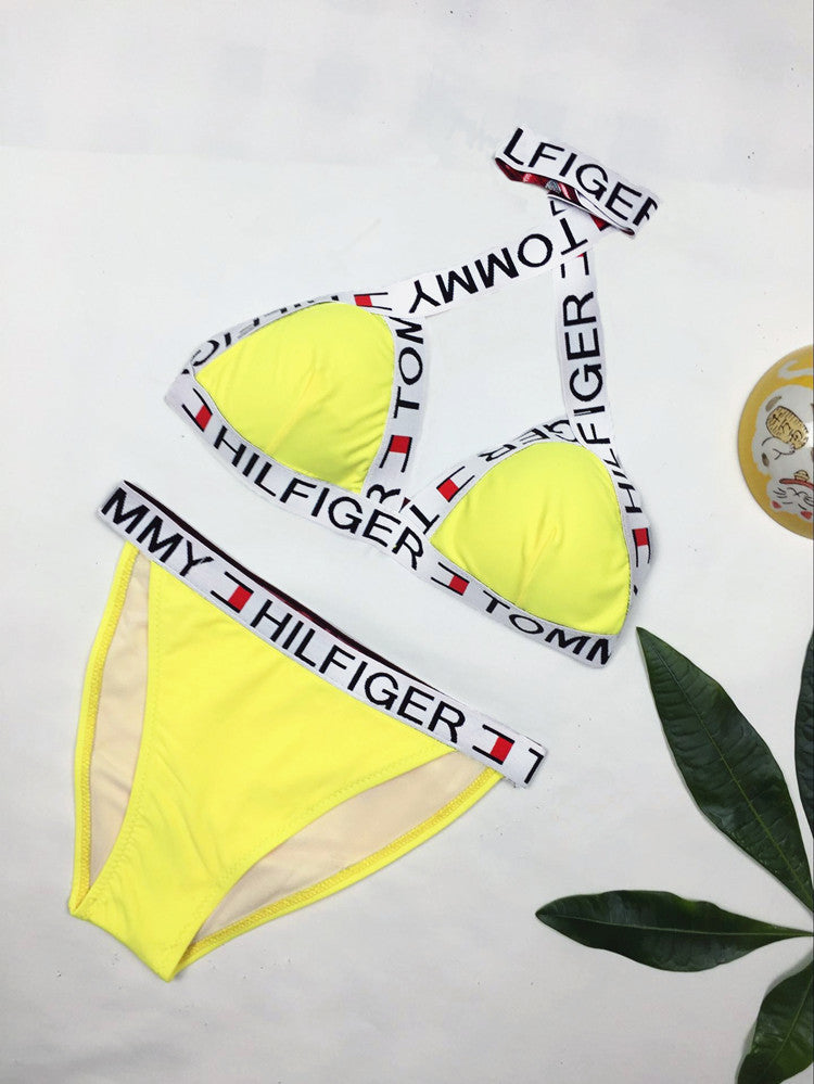 Bikini-Set mit breiten, verstellbaren Trägern und elastischem Bund für Damen von MODEGEIST