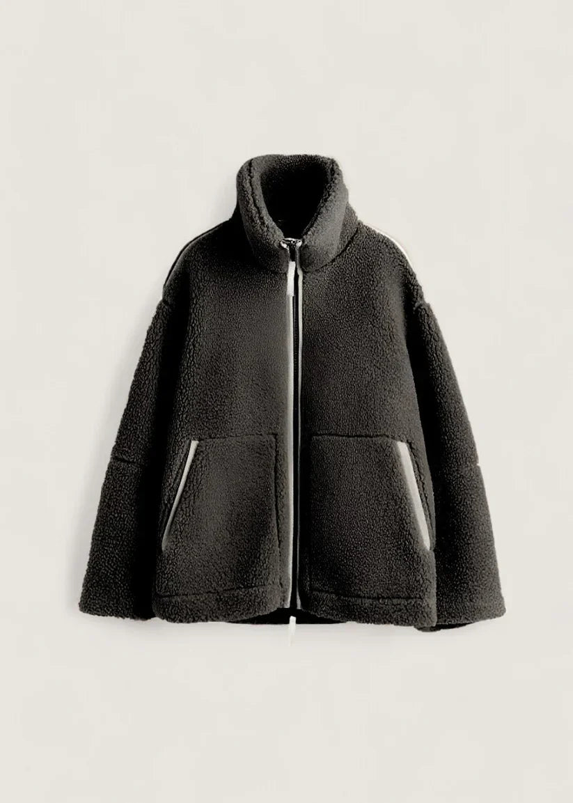 ModeGeist | Fleecejacke Creme