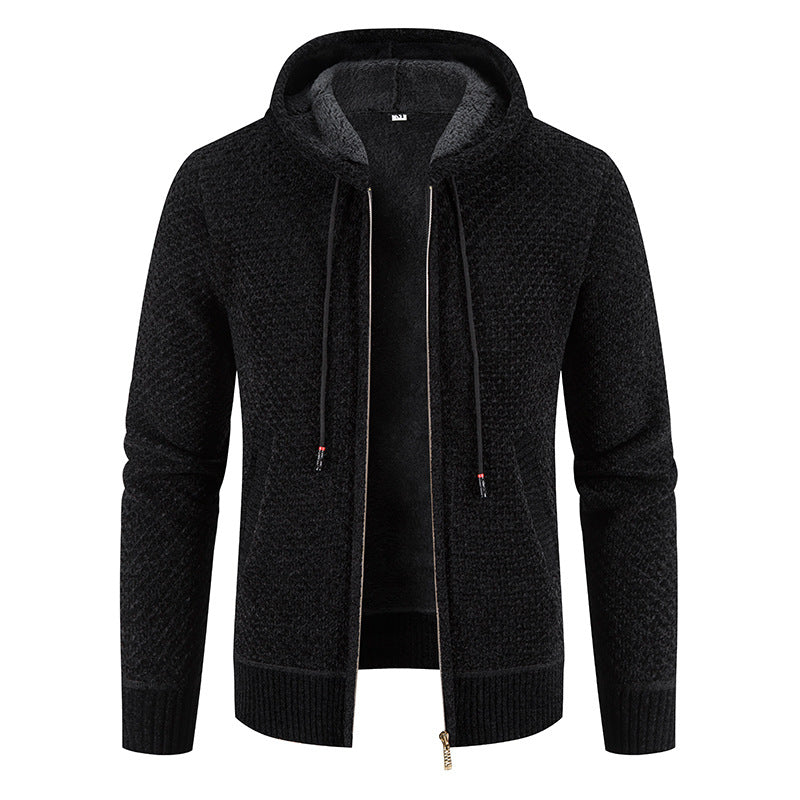 ModeGeist | Stilvoller Kapuzen-Cardigan für Männer