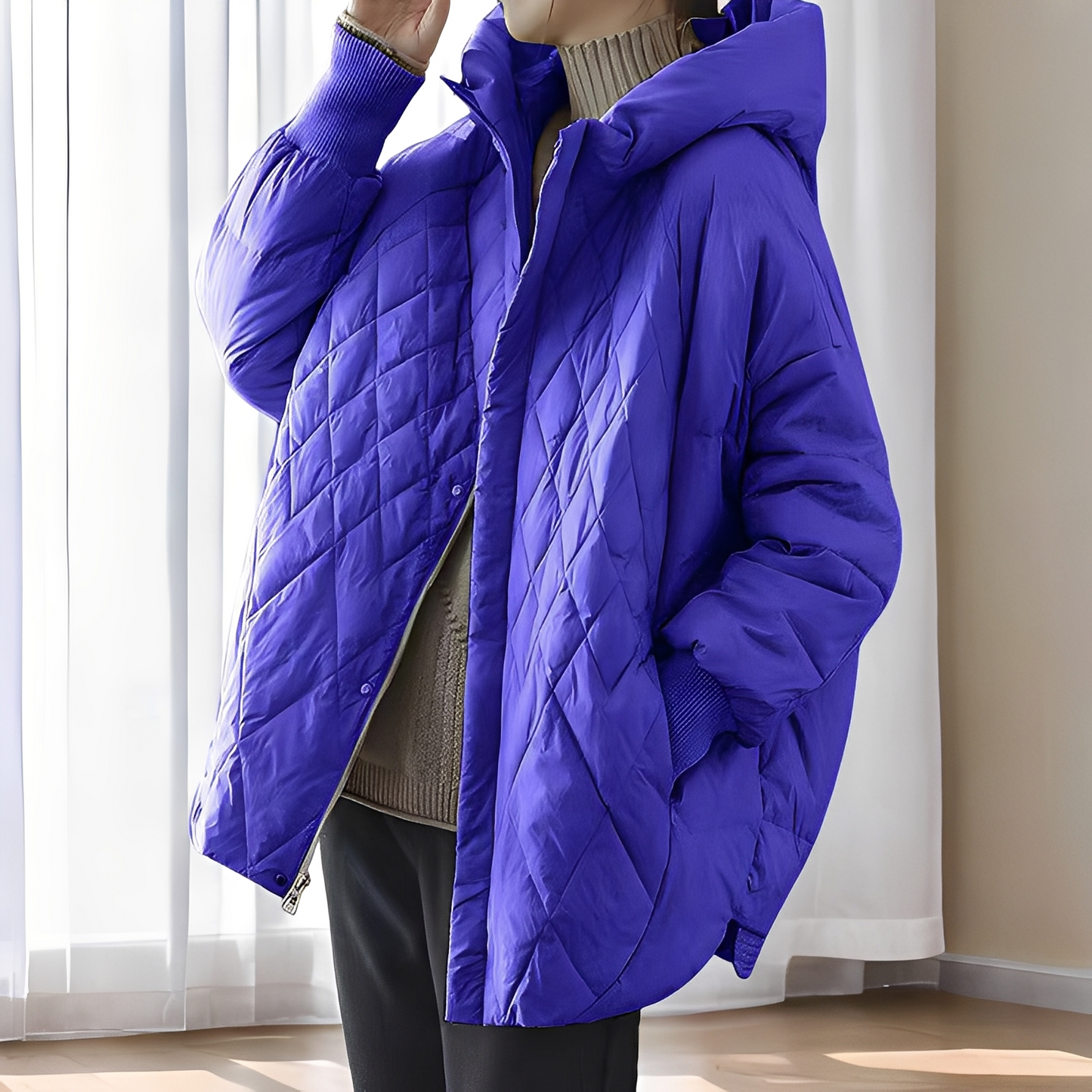 ModeGeist | Lässiger Winter-Daunenmantel mit Reißverschluss für Damen