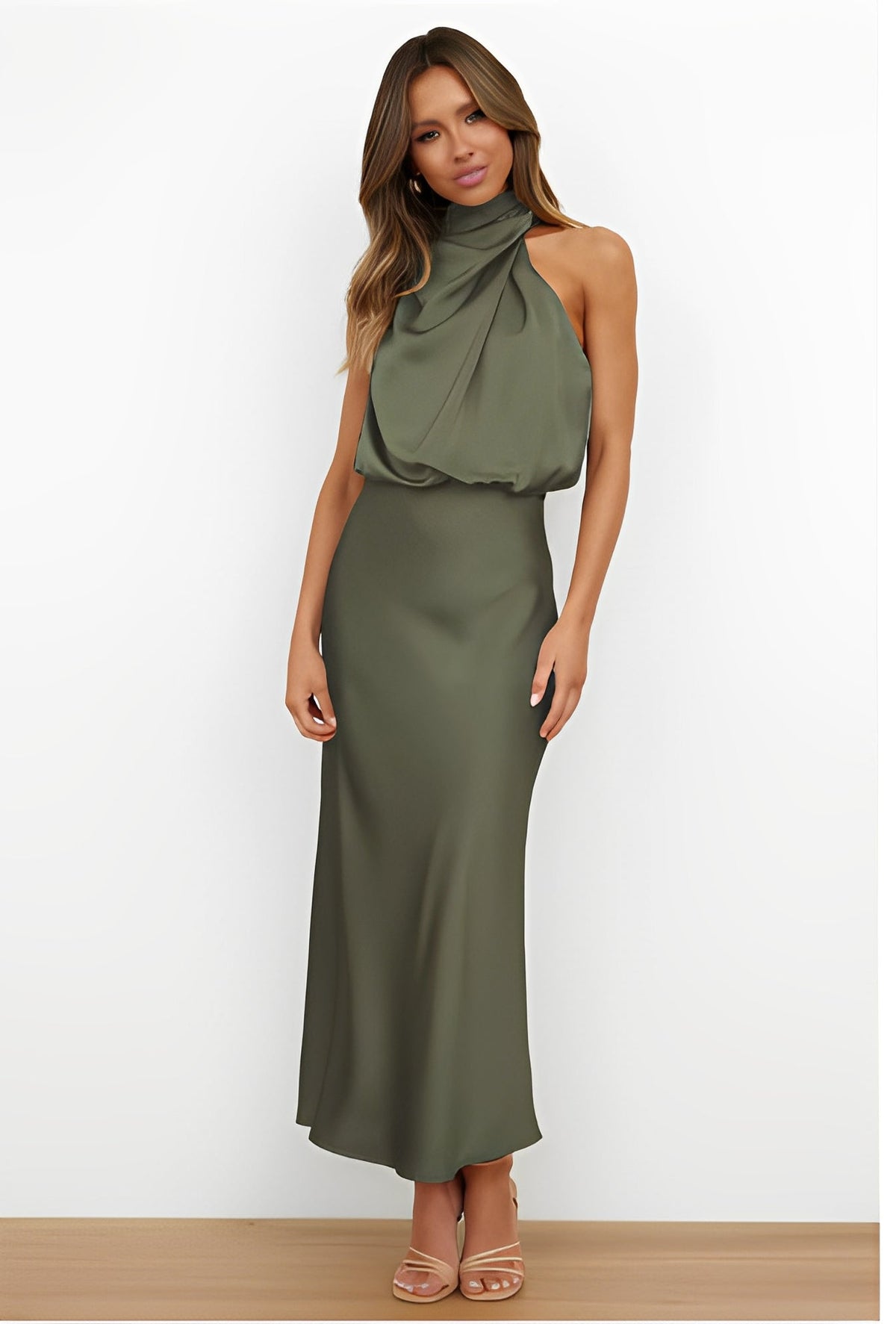 Edles Damen-Abendkleid aus Satin von Marley