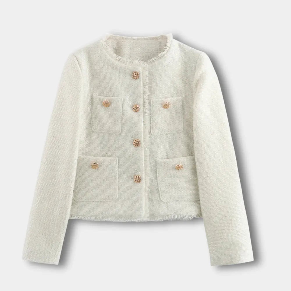 ModeGeist | Übergangssaison Damen mit aufgesetzten Taschen – Estelle
