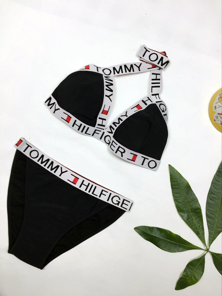 Bikini-Set mit breiten, verstellbaren Trägern und elastischem Bund für Damen von MODEGEIST
