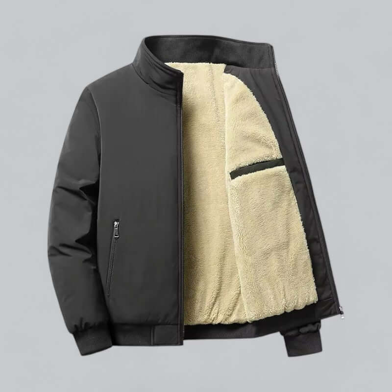 ModeGeist | Herren Wasserabweisende Fleece Winterjacke