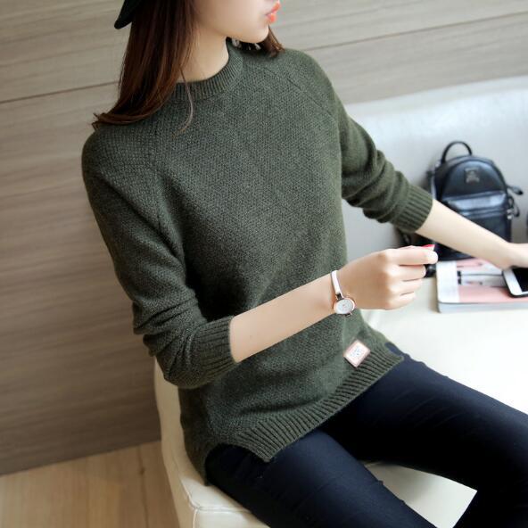 Damen eleganter Strickpullover mit strukturiertem Gewebe ModeGeist
