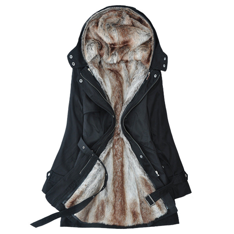 Damen Langer Winterparka mit weichem Innenfutter von ModeGeist