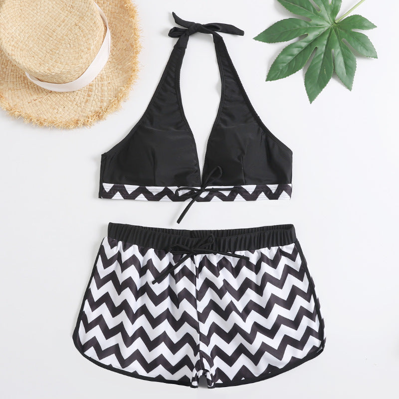 Sportlicher Damen-Bikini im Chevron-Muster von MODEGEIST