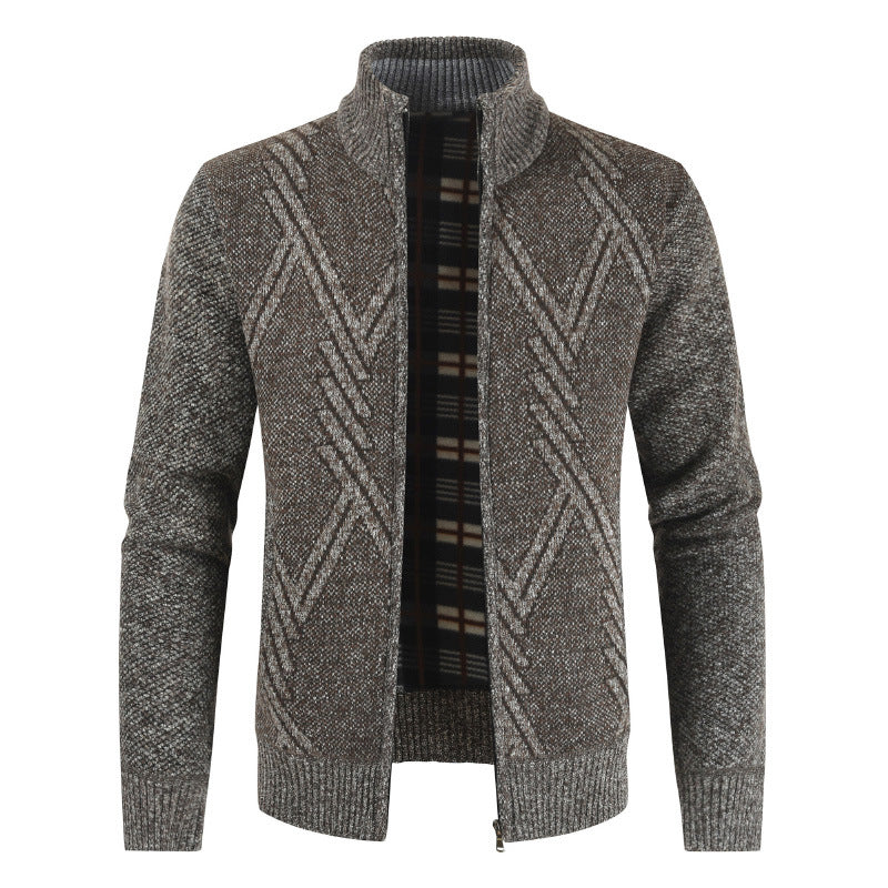 Herren modischer Strickjacke mit modernem Design ModeGeist