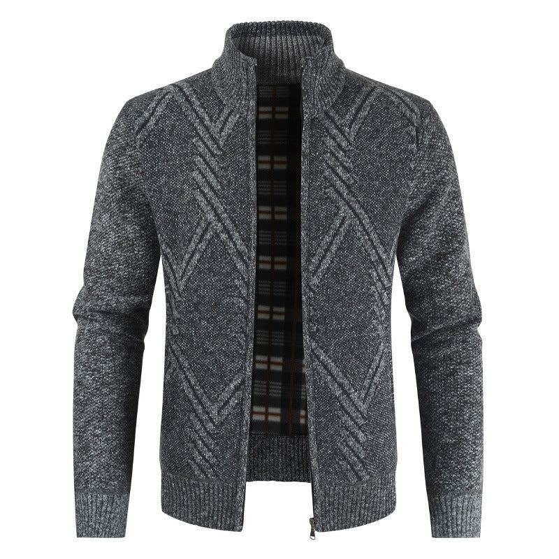 Herren modischer Strickjacke mit modernem Design ModeGeist