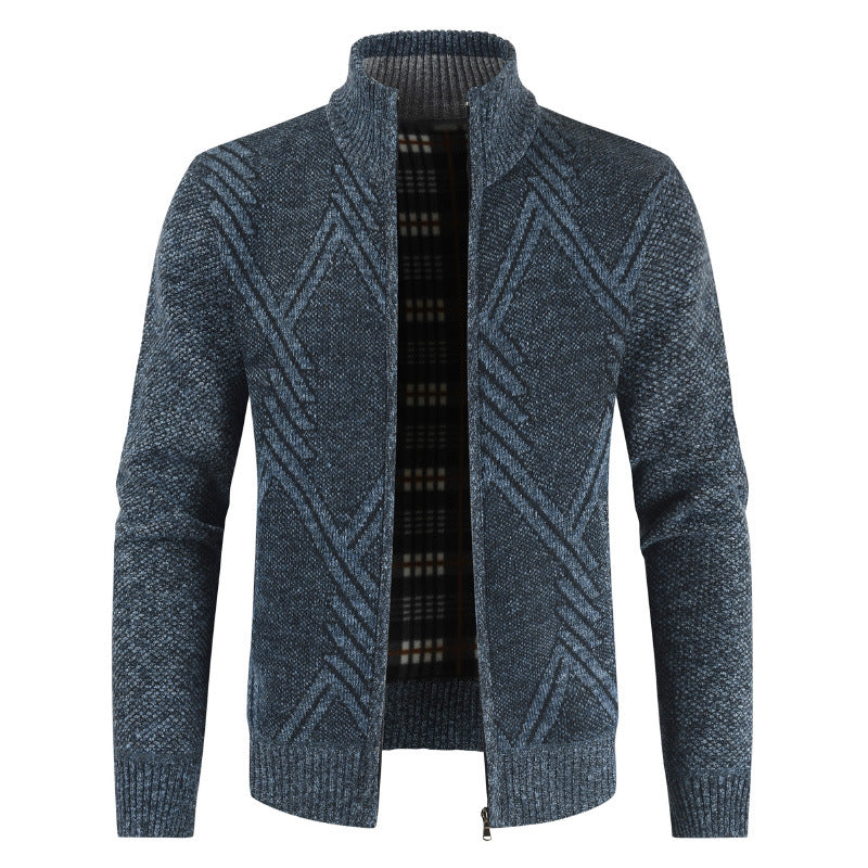 Herren modischer Strickjacke mit modernem Design ModeGeist