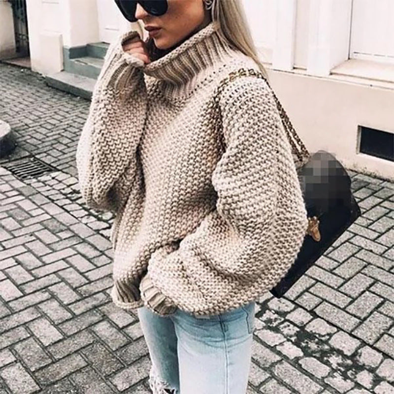ModeGeist | Halber Kragenpullover