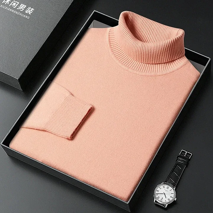 Eman Rollkragenpullover, Slim Fit
