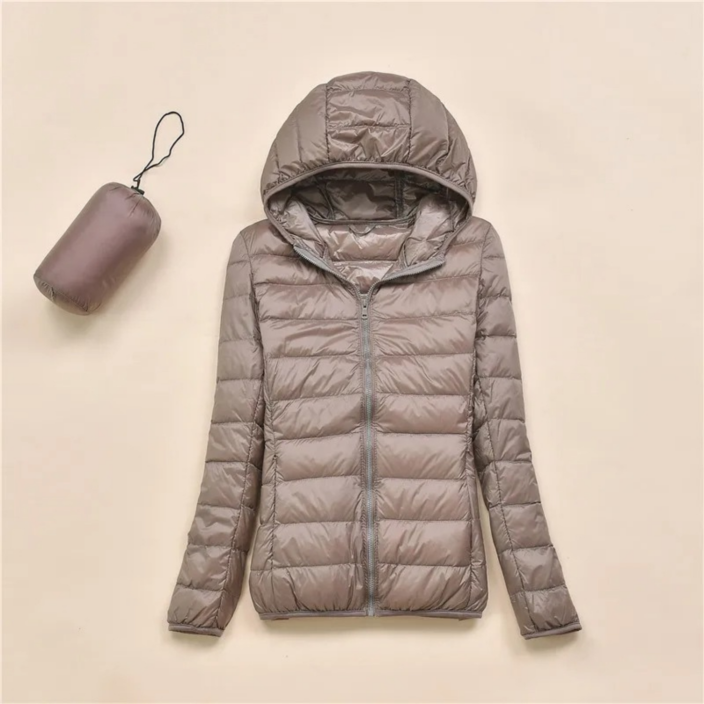 ModeGeist | Damen Steppjacke mit Kapuze