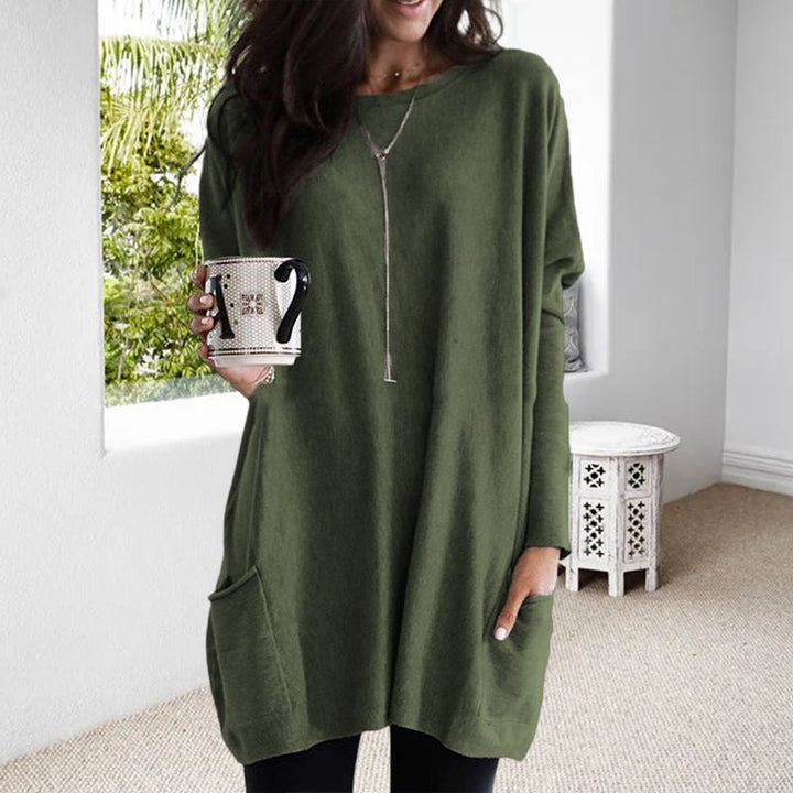 Damen-Pulloverkleid mit Taschen