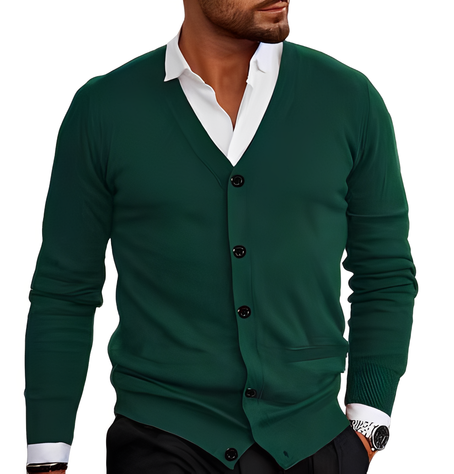 ModeGeist | Lässiger, einfacher Cardigan für Männer