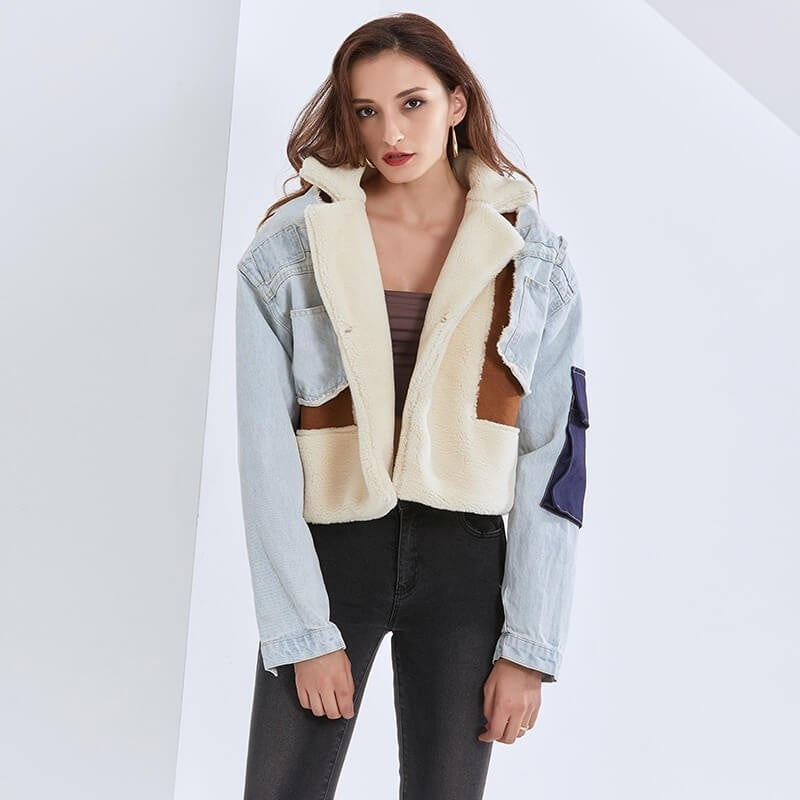 ModeGeist | Baumwoll Patchwork Jacke