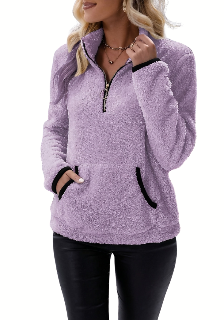 Fudus Polarfleece Halbzipper Borg