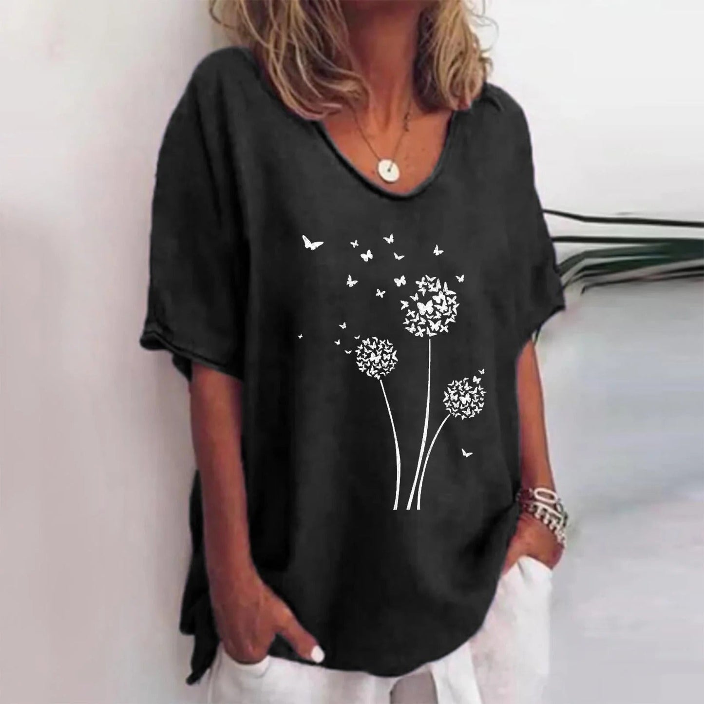 Damen Oversize-Shirt aus Rose
