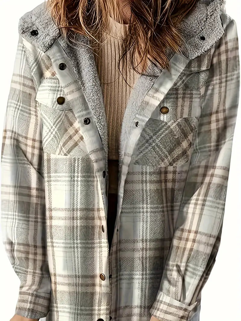 Karierte Reißverschlussjacke von Ura