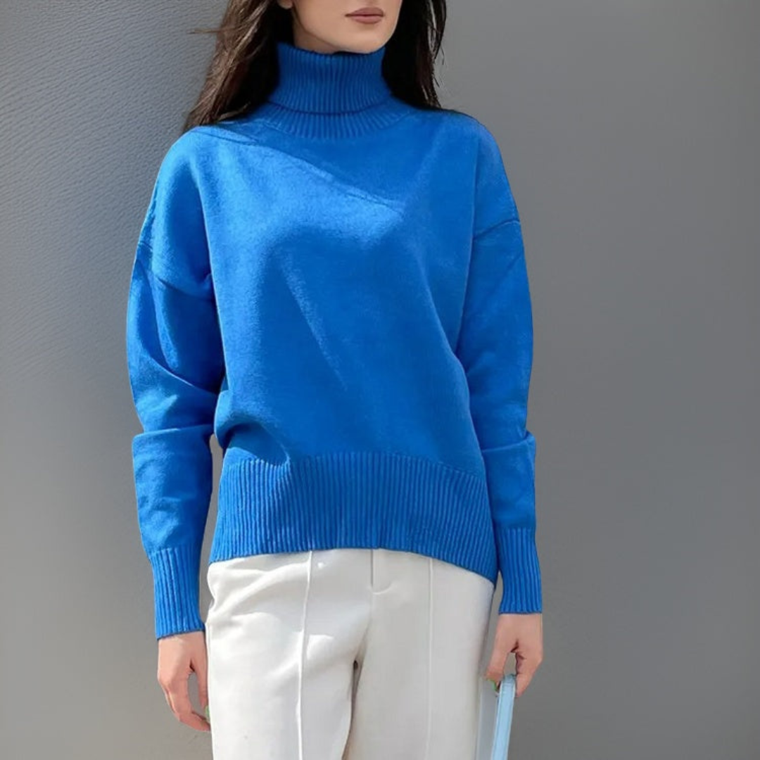 ModeGeist | Rollkragenpullover für Damen Winter