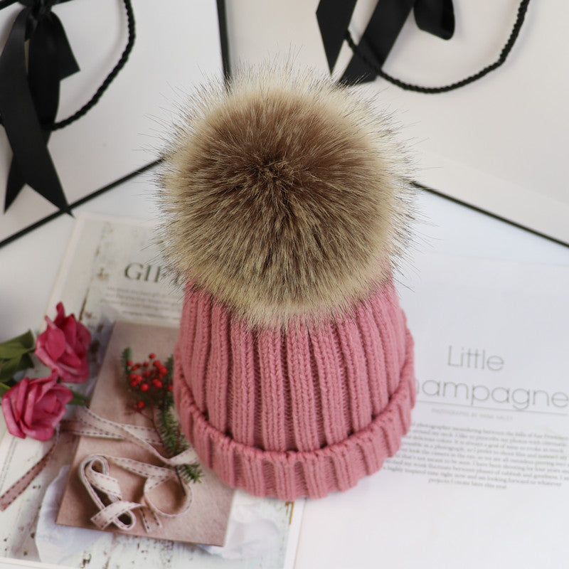 MODEGEIST Strickmütze Bommel warm Unisex Winter