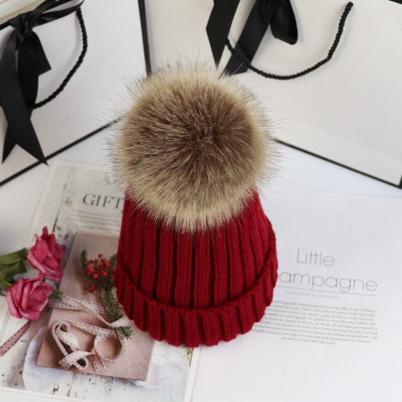 MODEGEIST Damen Strickmütze Wärme Stretch-Passform Winter Bommel