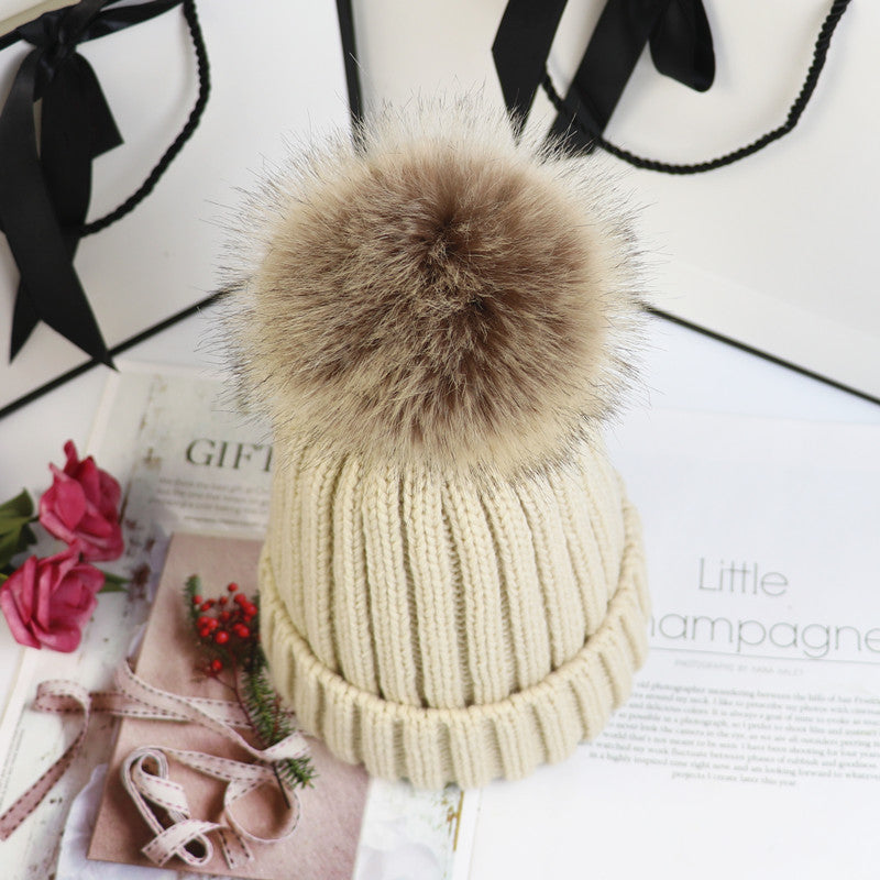 MODEGEIST Damen Strickmütze Wärme Stretch-Passform Winter Bommel