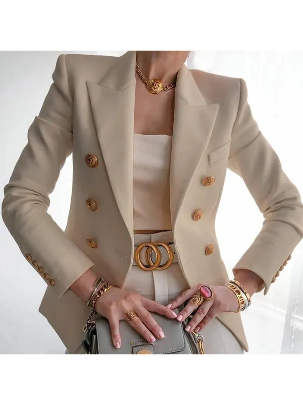 Eleganter Avelena Damen Blazer mit Knopfleiste