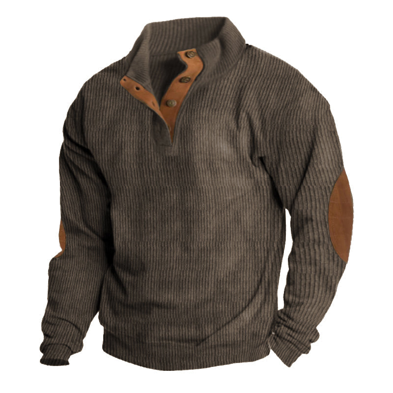 ModeGeist | Herrenpullover mit Knöpfen