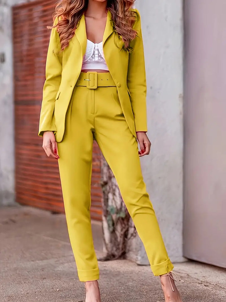 Chique blazer en broekpak