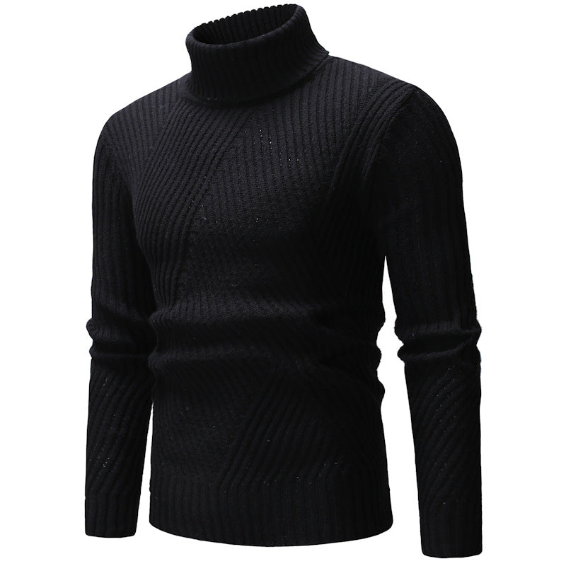 Damen Rollkragenpullover mit strukturiertem Design von ModeGeist