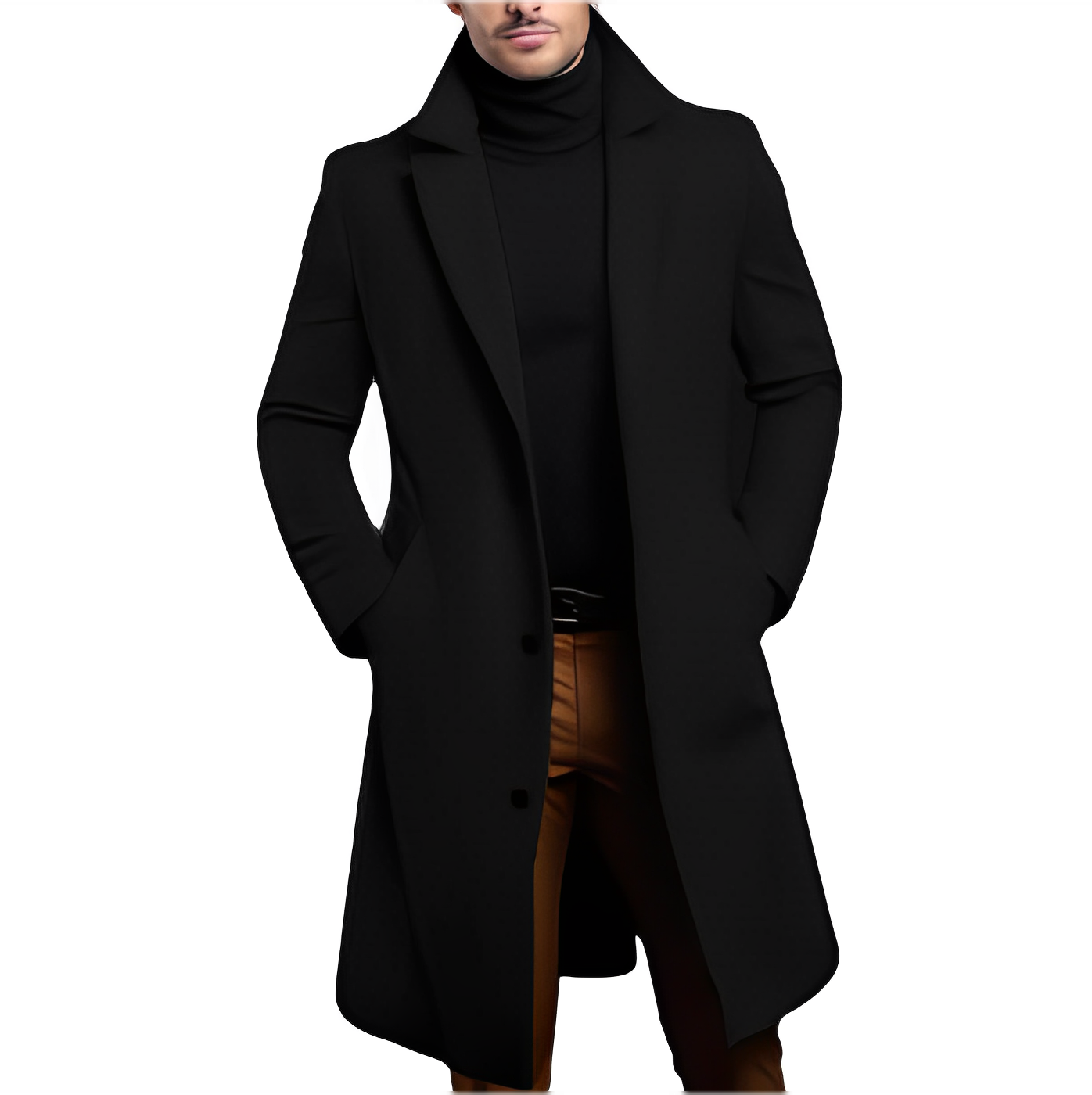 ModeGeist | Eleganter Wolltrenchcoat für Männer
