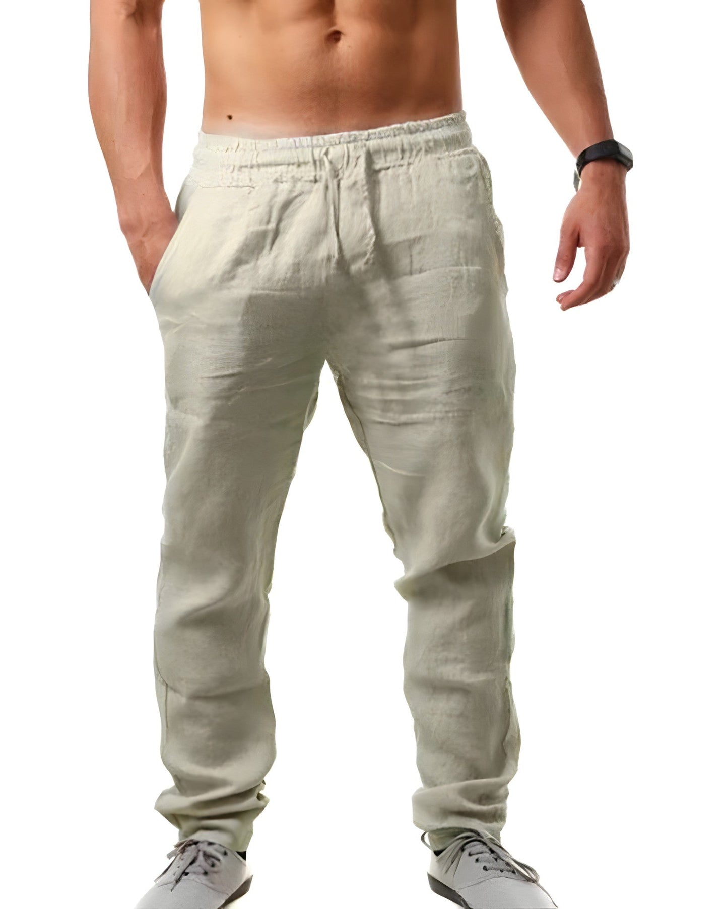 Leinenhose für Herren - Legerer Schnitt
