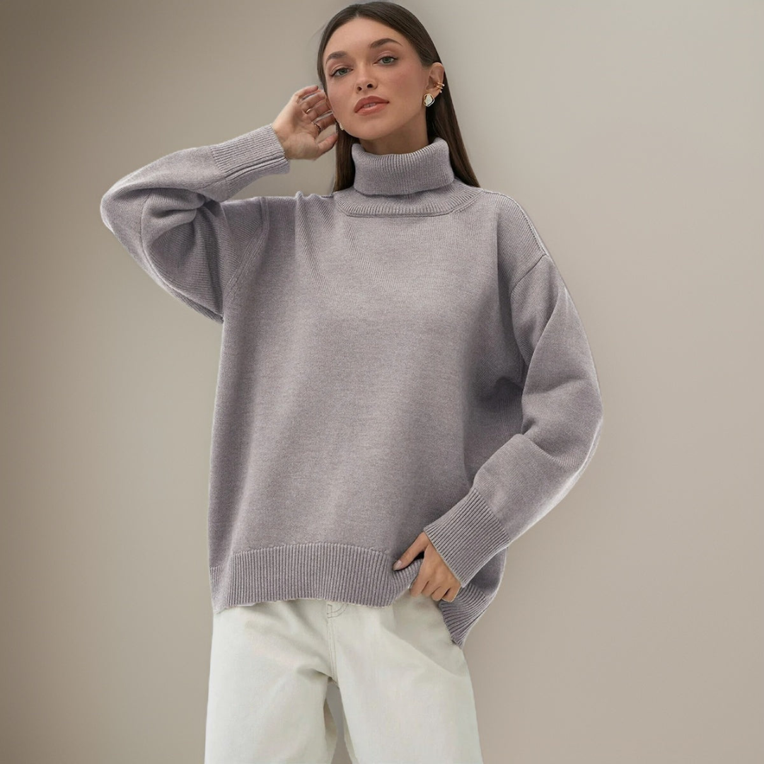 ModeGeist | Rollkragenpullover für Damen Winter