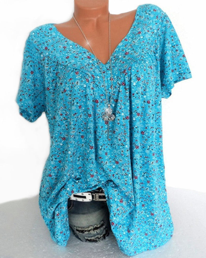 Sommerbluse für Damen - floral - Tanci