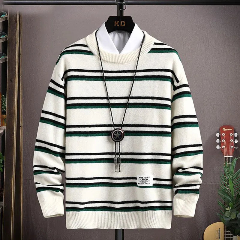 ModeGeist | Weicher Strickpullover für Männer
