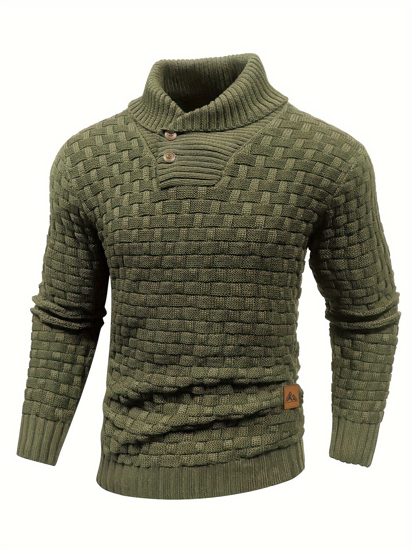 ModeGeist | Strickpullover mit Geflochtenem Muster Klassisch und Bequem Perfekt für Den Alltag