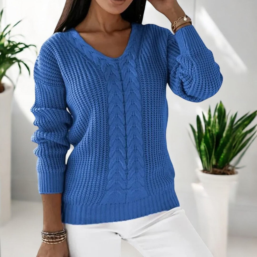 ModeGeist | skandinavischer Strickpullover für den Alltagsstil