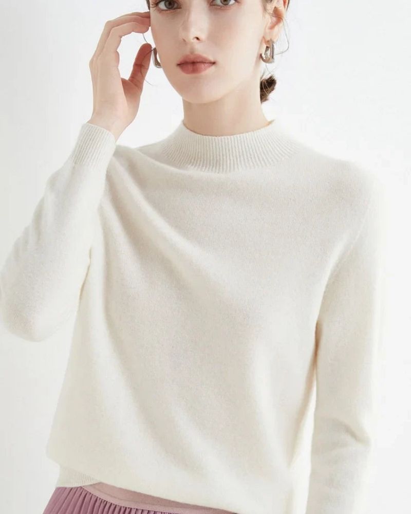 ModeGeist | Mock-Neck-Pullover