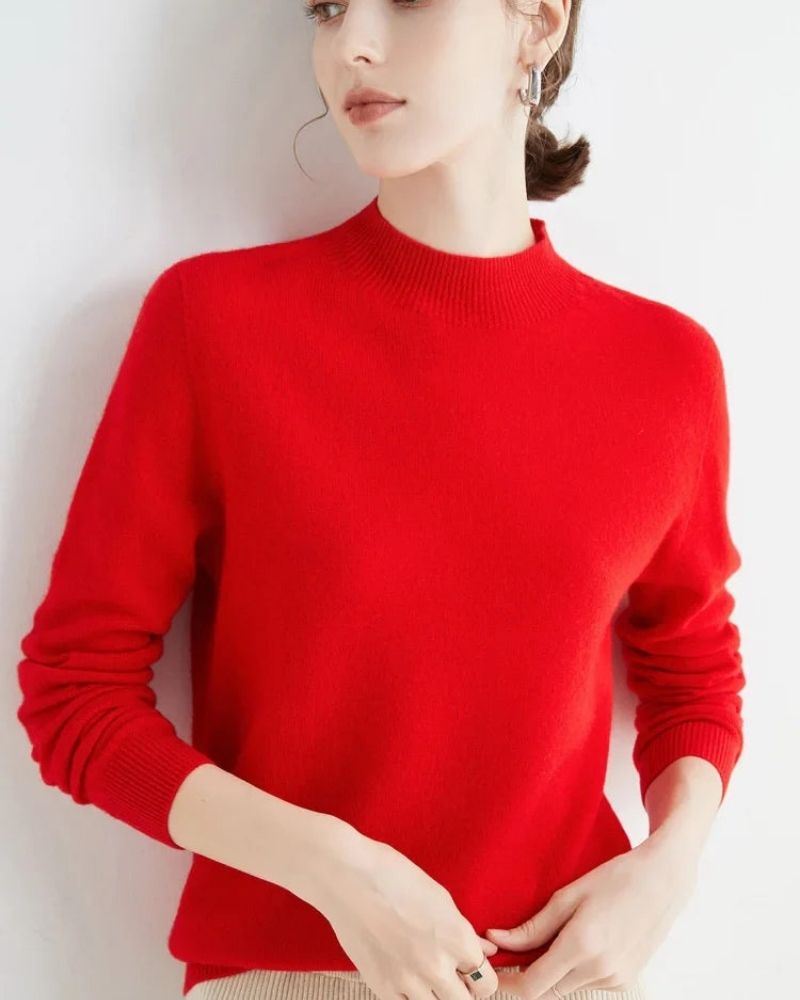 ModeGeist | Mock-Neck-Pullover