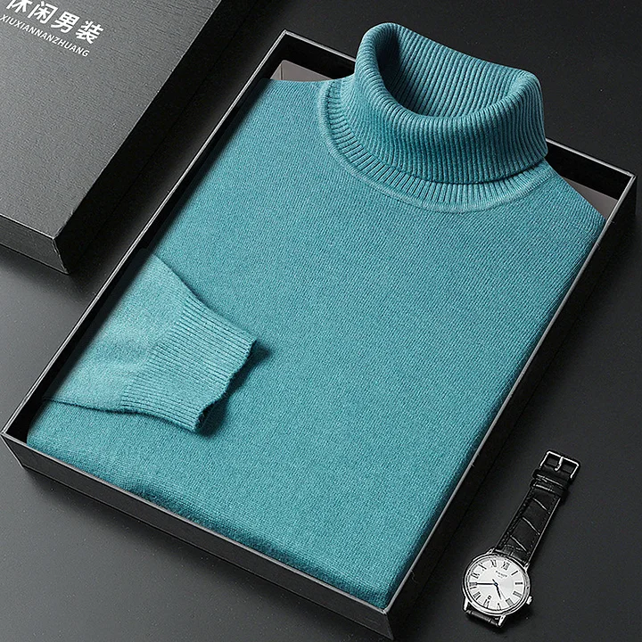 Eman Rollkragenpullover, Slim Fit