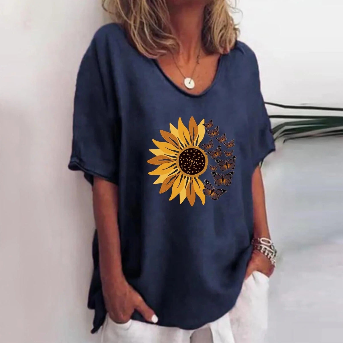 Damen Oversize-Shirt aus Rose
