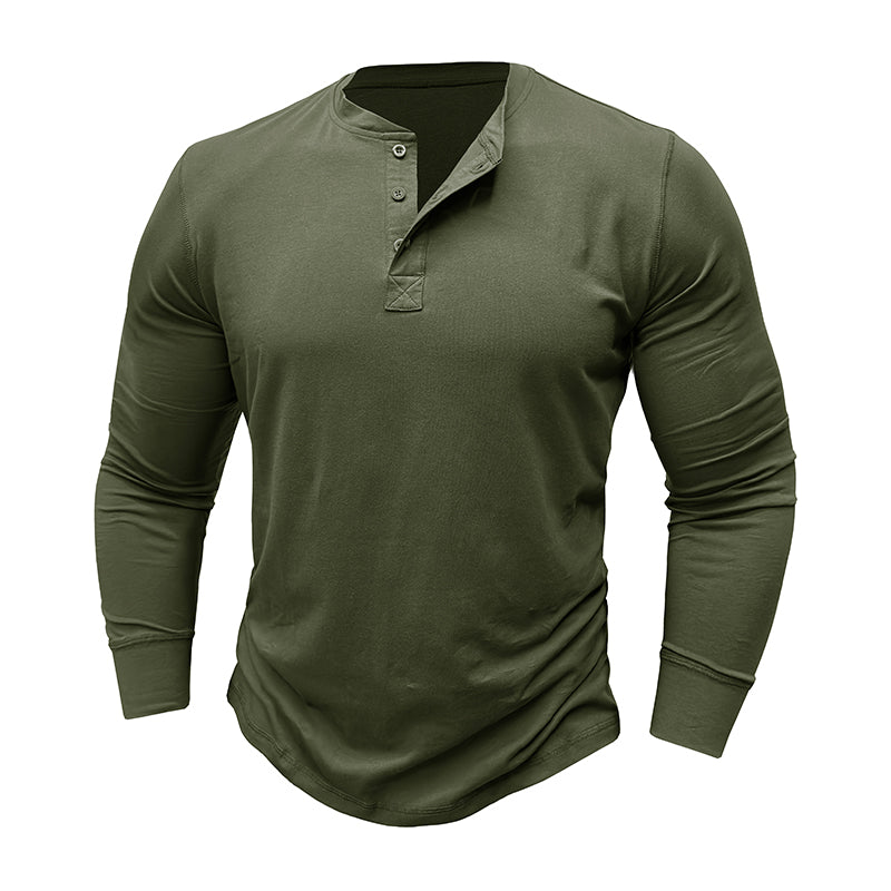 TILMAN – Tailliertes T-Shirt mit langen Ärmeln