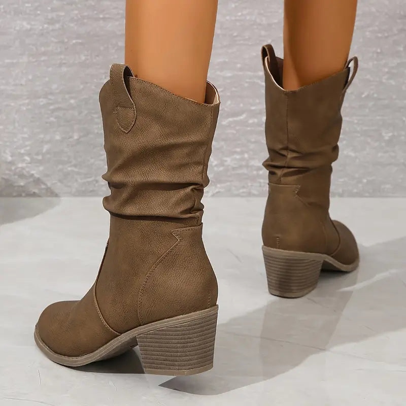 ModeGeist | Rustikale Charme Lederstiefel